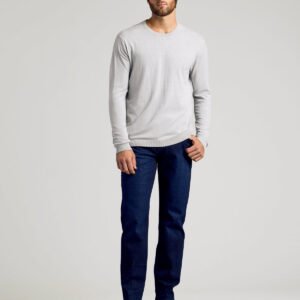 Lot de 3 pulls col rond habillés – Marine, Fjord, Gris chiné