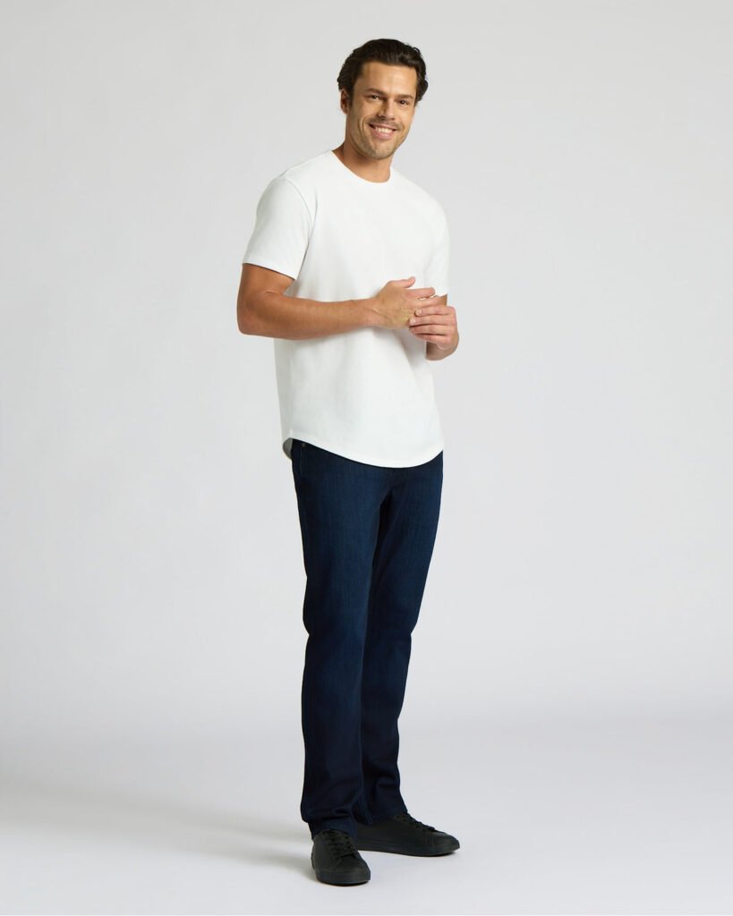 Lot de 3 T-shirts épais ourlet arrondi – Blanc