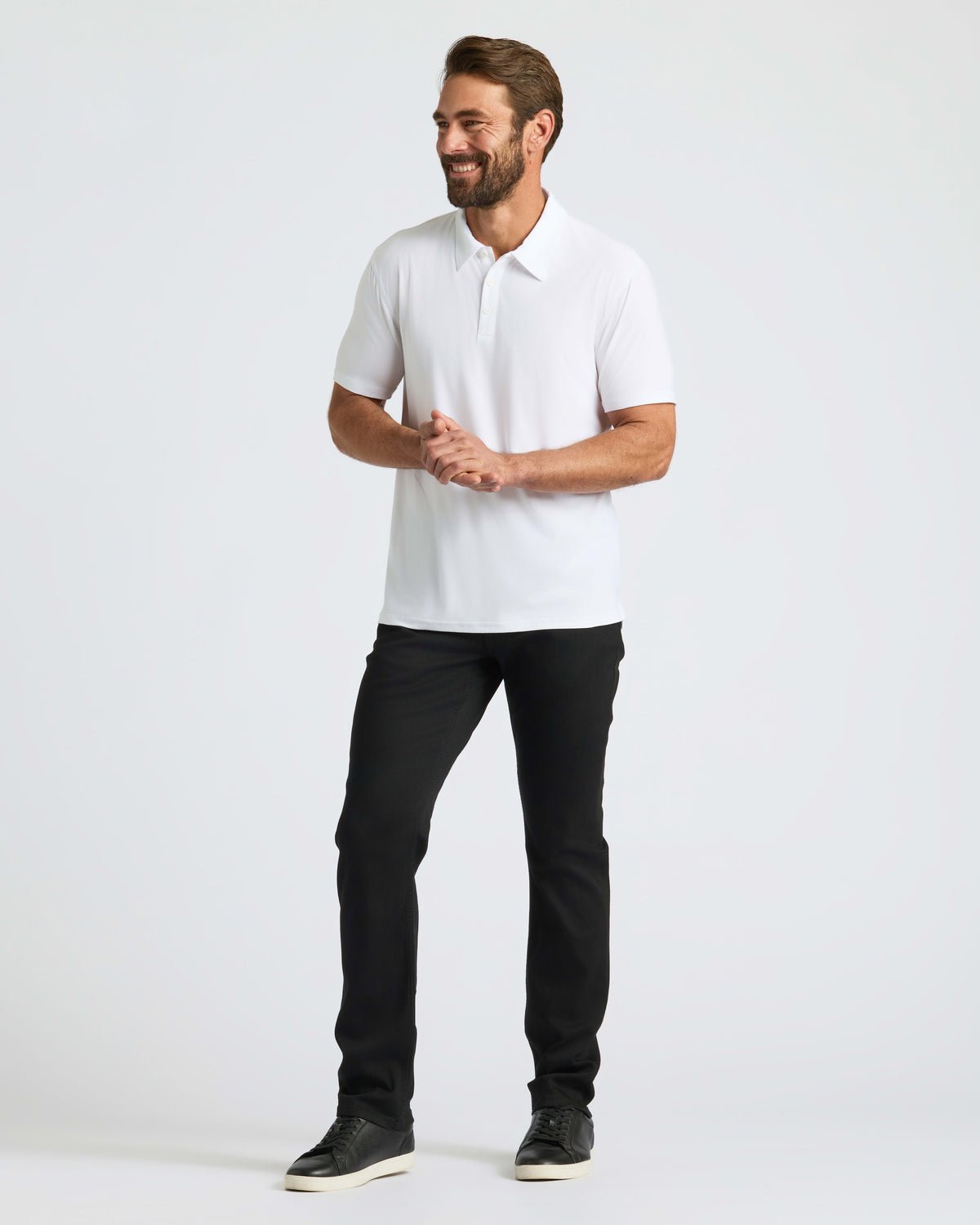 Lot de 3 polos Active – Blanc