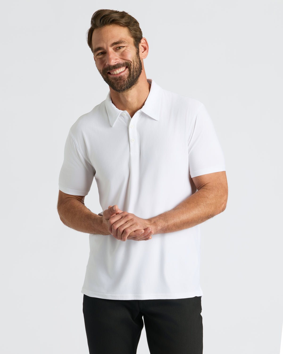 Lot de 3 polos Active – Blanc