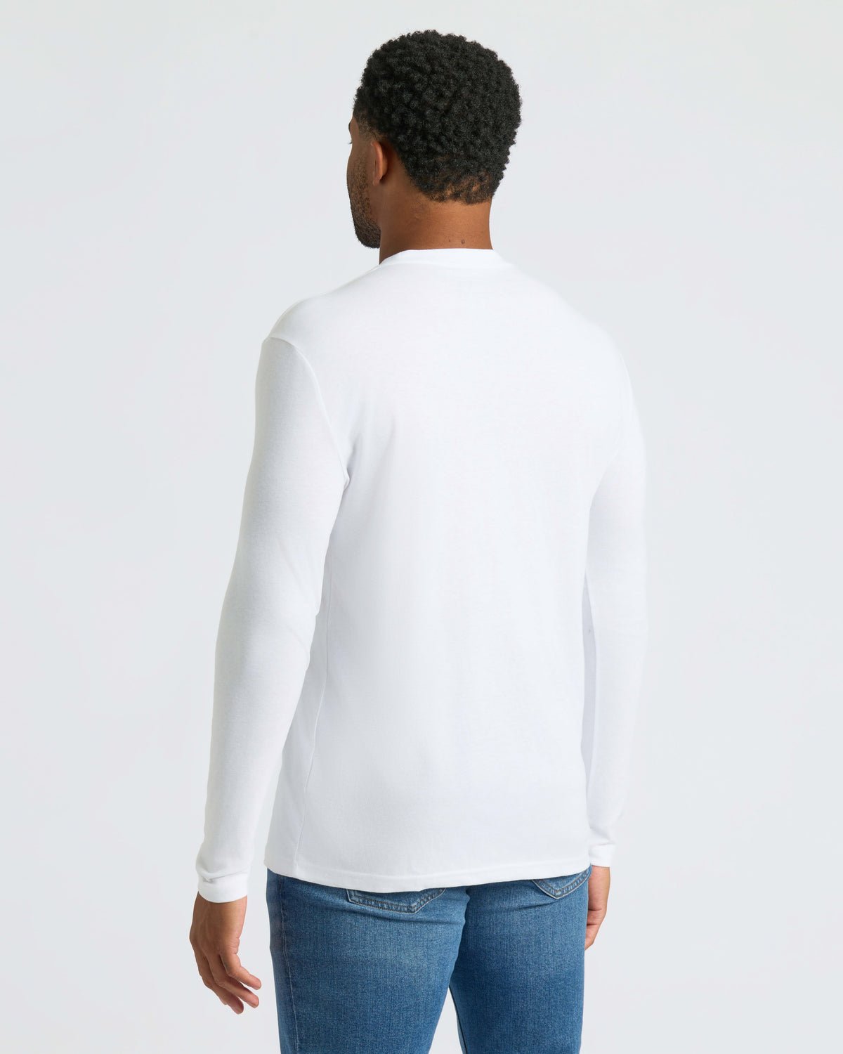 Lot de 3 T-shirts manches longues Classiques – Blanc